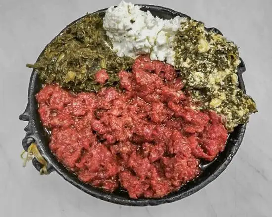 Special Yegrugage Kitfo at Gohe Ethiopian Restaurant in Winnipeg